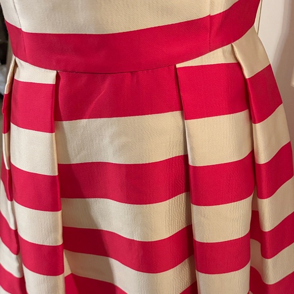Ark & Co Pink and White Striped Fit & Flare Dress - Picture 4 of 8